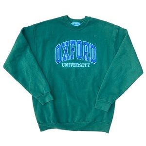 vintage oxford crewneck sweatshirt